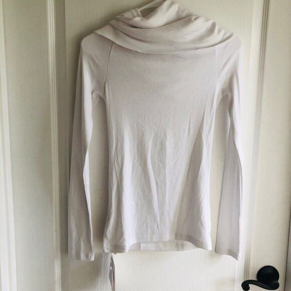 Commense Womens Sweater XS White‎ Cowl Neck Long Sleeve Pullover Lightweight NWT - Picture 5 of 8